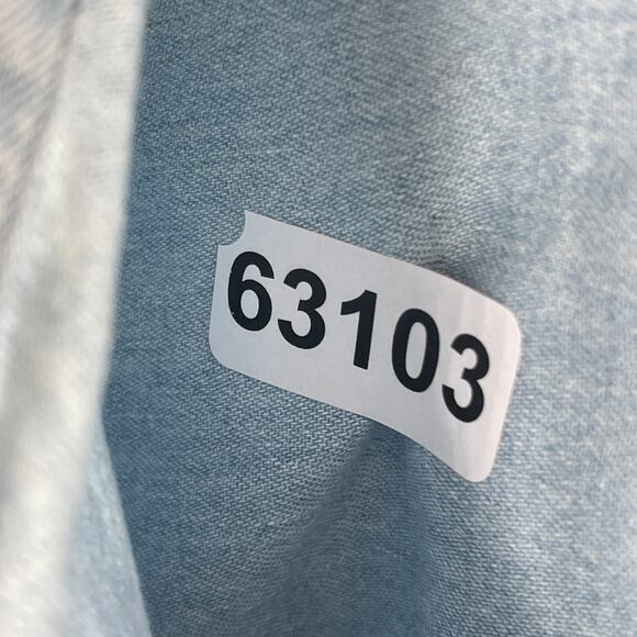 MARLBORO COUNTRY STORE Shirt Mens L Denim Button Up Cowboy Vintage Cotton Blue - Picture 12 of 12